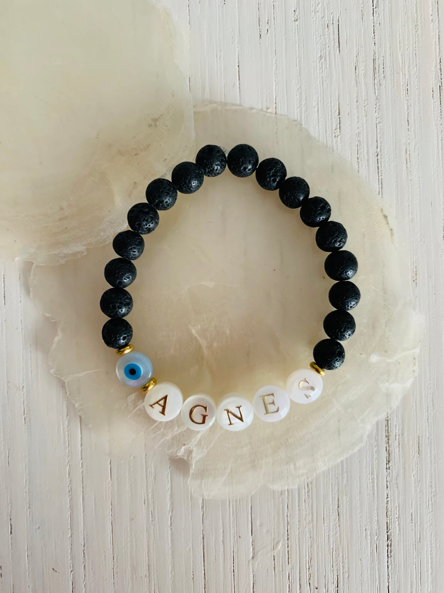 Bracelet Santorini (sur mesure Agnès)