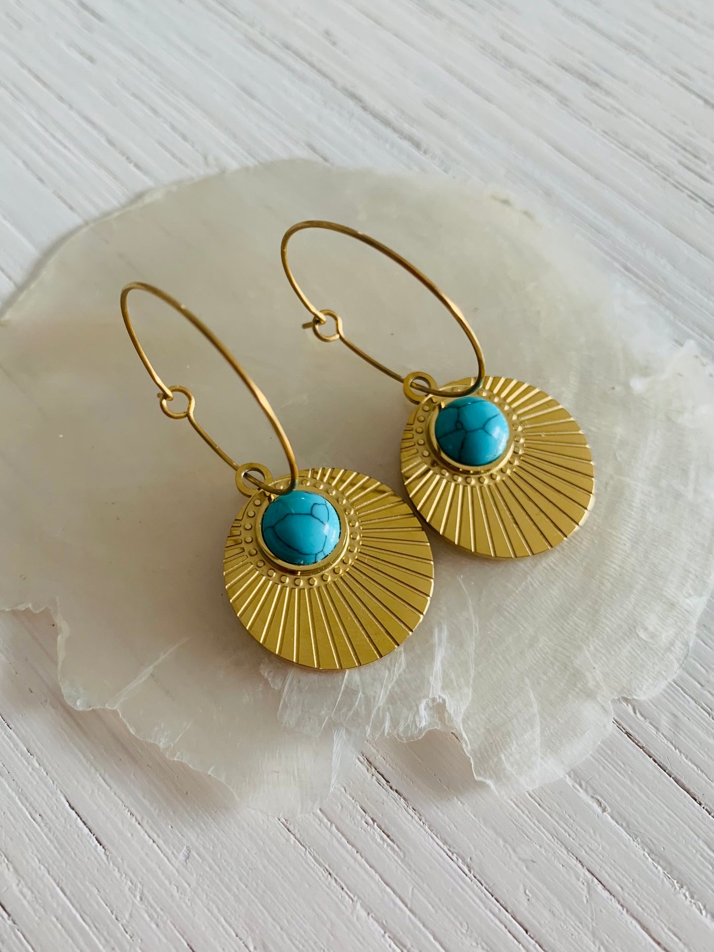 Boucles d’oreilles Tahia (sur mesure)