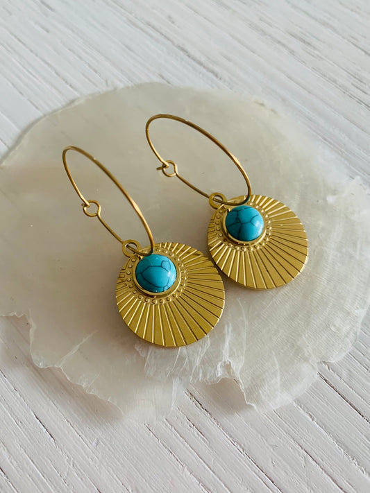 Boucles d’oreilles Tahia (sur mesure)