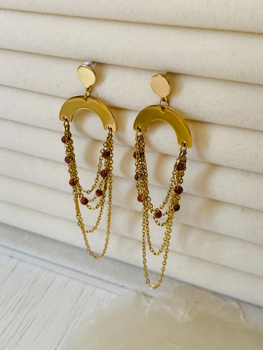 Boucles d’oreilles Atonia (sur mesure)